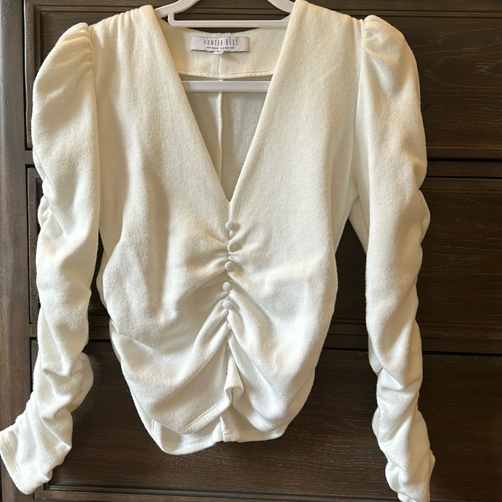 Hunter Bell White Ivy Sweater-size small